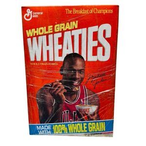 Micheal Jordan Wheaties Cereal Box Vintage With Cereal 1990’s - Never Opened